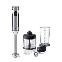WMF 4-in-1 Hand Blender Lineo - Incl. Milk Frother - Stainless Steel